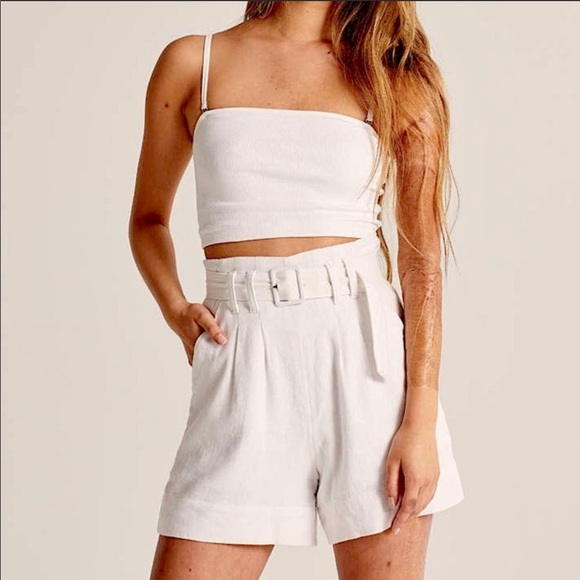 Abercrombie Fitch Ultra High Rise Linen 